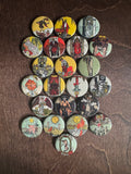 classic tarot in button format